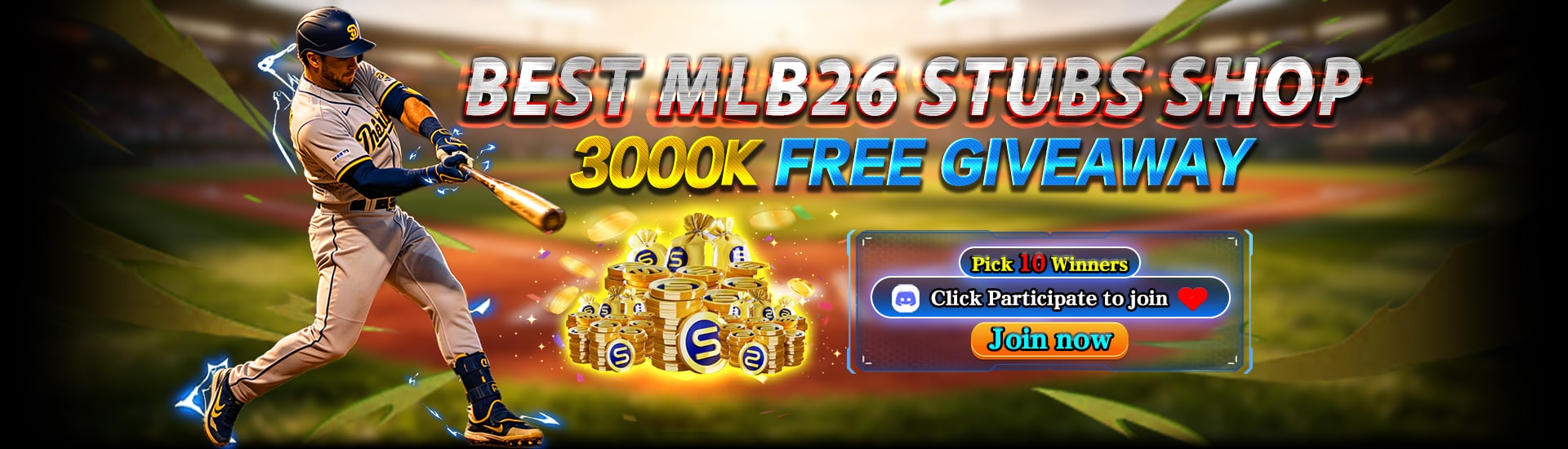 BEST MLB26 STUBS SHOP FREE GiVEAWAY